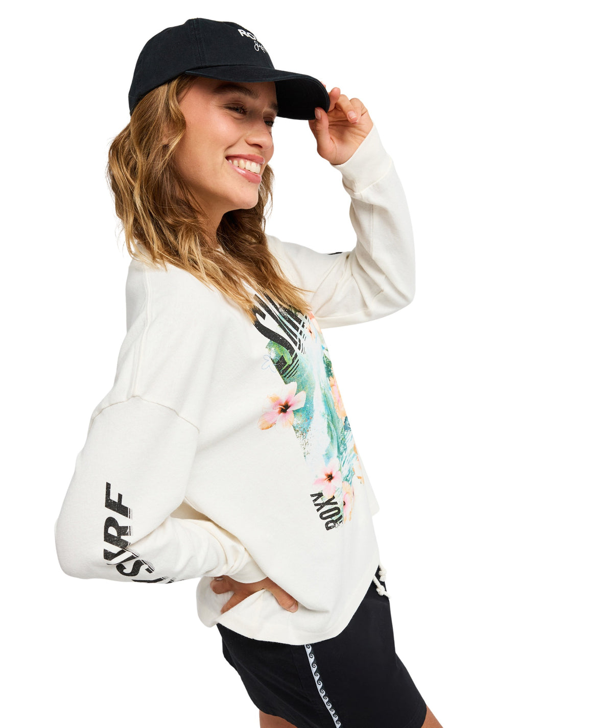 Camiseta Roxy Sea Is Beautiful Coconut Milk vista trasera oficial