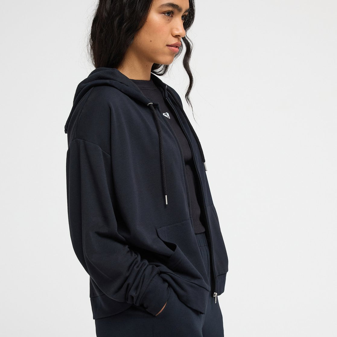 Sudadera Roxy Surfing By Daylight Full Zip - Negro (Anthracite) - imagen oficial, vista 2
