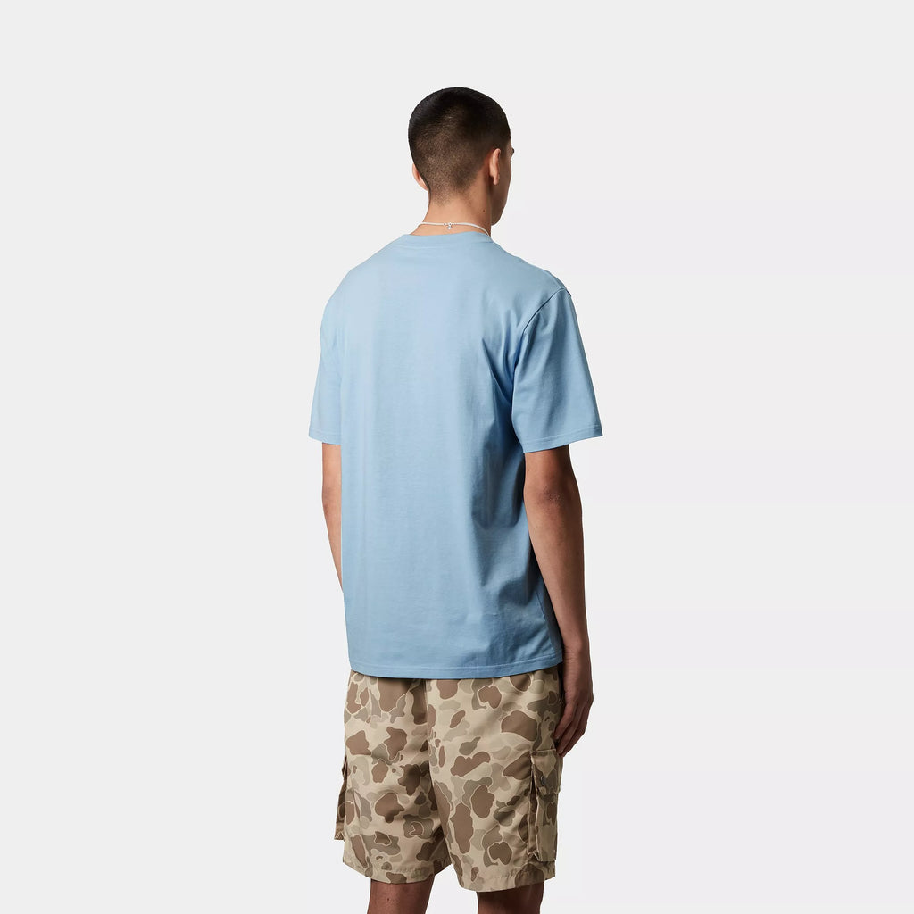 Camiseta Carhartt Wip Script Bluebird / Fleur de Sel