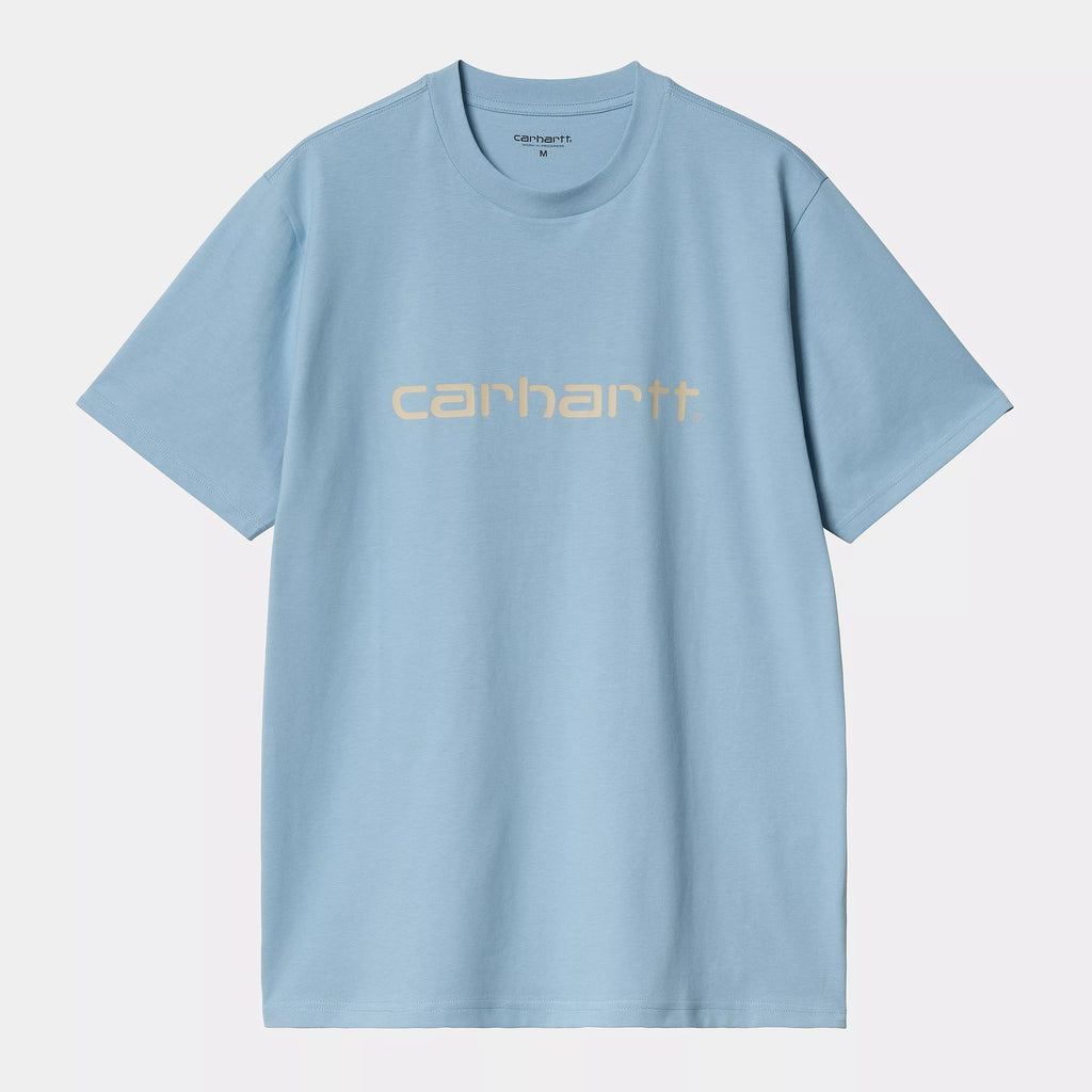 Camiseta Carhartt Wip Script Bluebird / Fleur de Sel