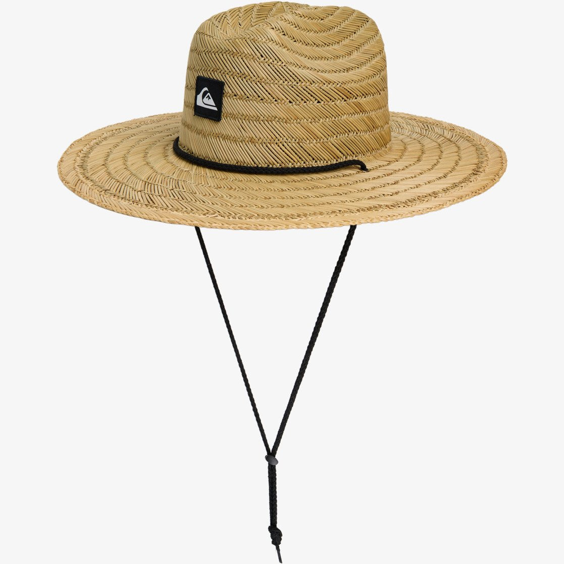 Sombrero QUIKSILVER Pierside Natural de paja con ala ancha y cordón ajustable estilo surf playa hombre