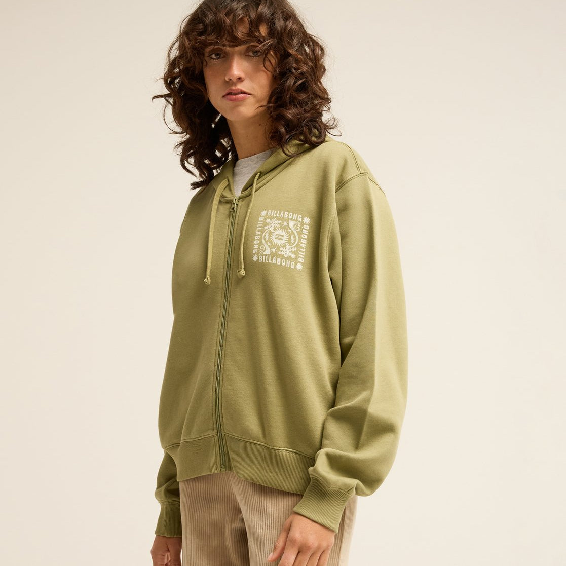 Sudadera Billabong Always Looking Zip Hood - Army Green - imagen oficial 3