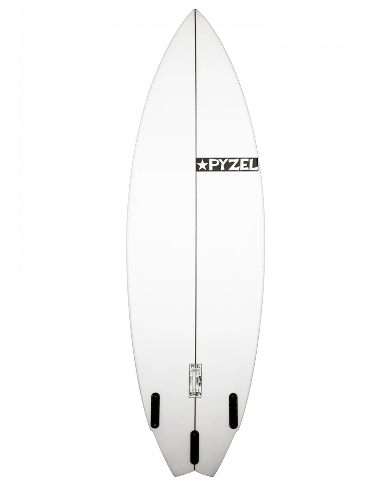 Compra la Pyzel Happy Twin. Twin fin moderna diseñada por Jon Pyzel para máxima velocidad y diversión. Fabricación bajo pedido. Entrega aproximada en 6 semanas.
