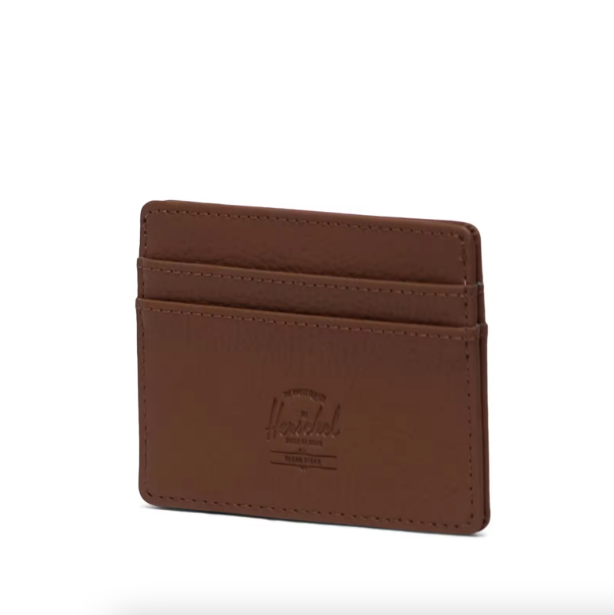 Tarjetero Herschel Charlie Cardholder Wallet Vegan Saddle Brown