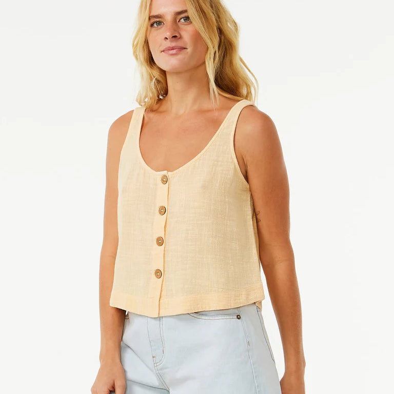 Top RIP CURL Classic Surf Tank Light Orange mujer top tirantes verano surf