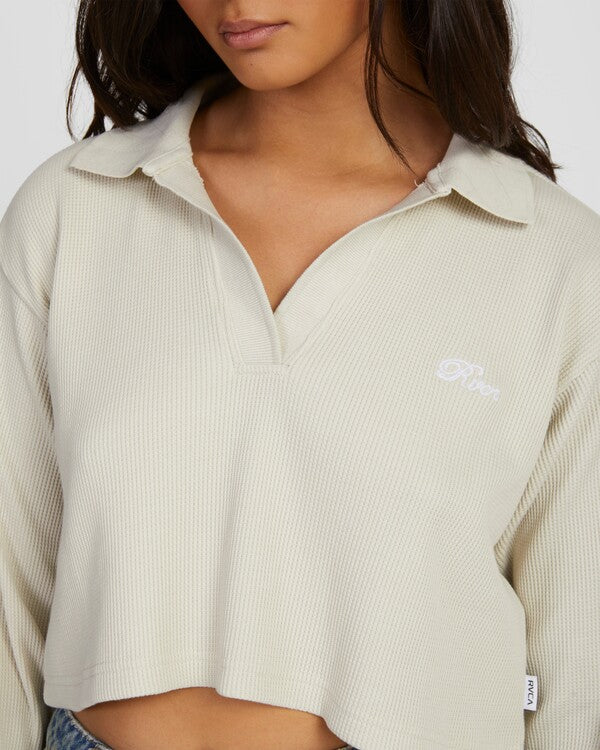 Polo Rvca Waffle Bone