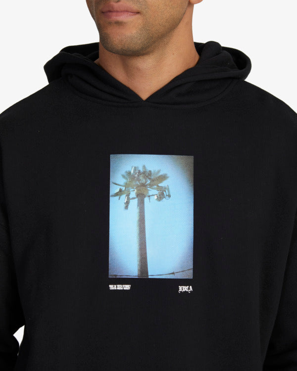 Sudadera RVCA Palm Tv Hoodie Black