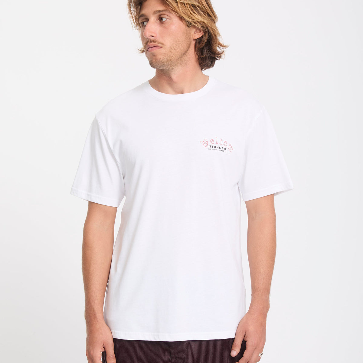 Camiseta Volcom Winsome Basic White - imagen oficial