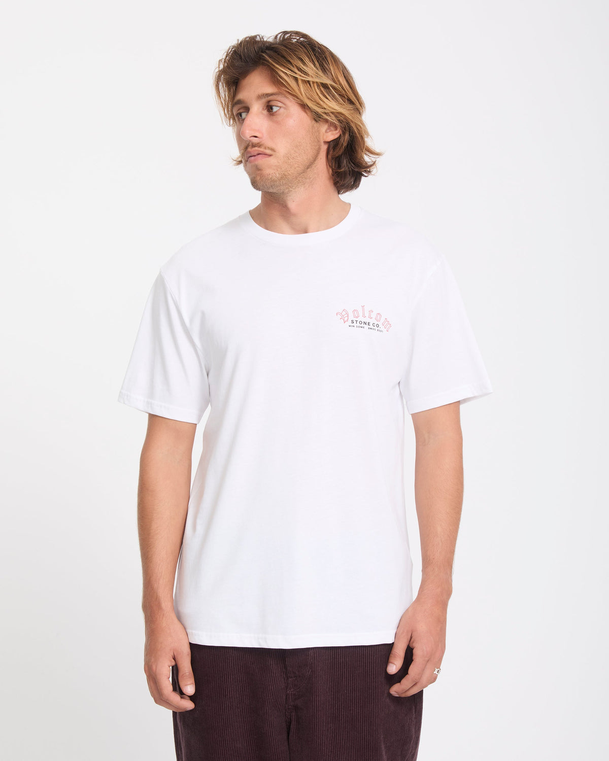 Camiseta Volcom Winsome Basic White - imagen oficial