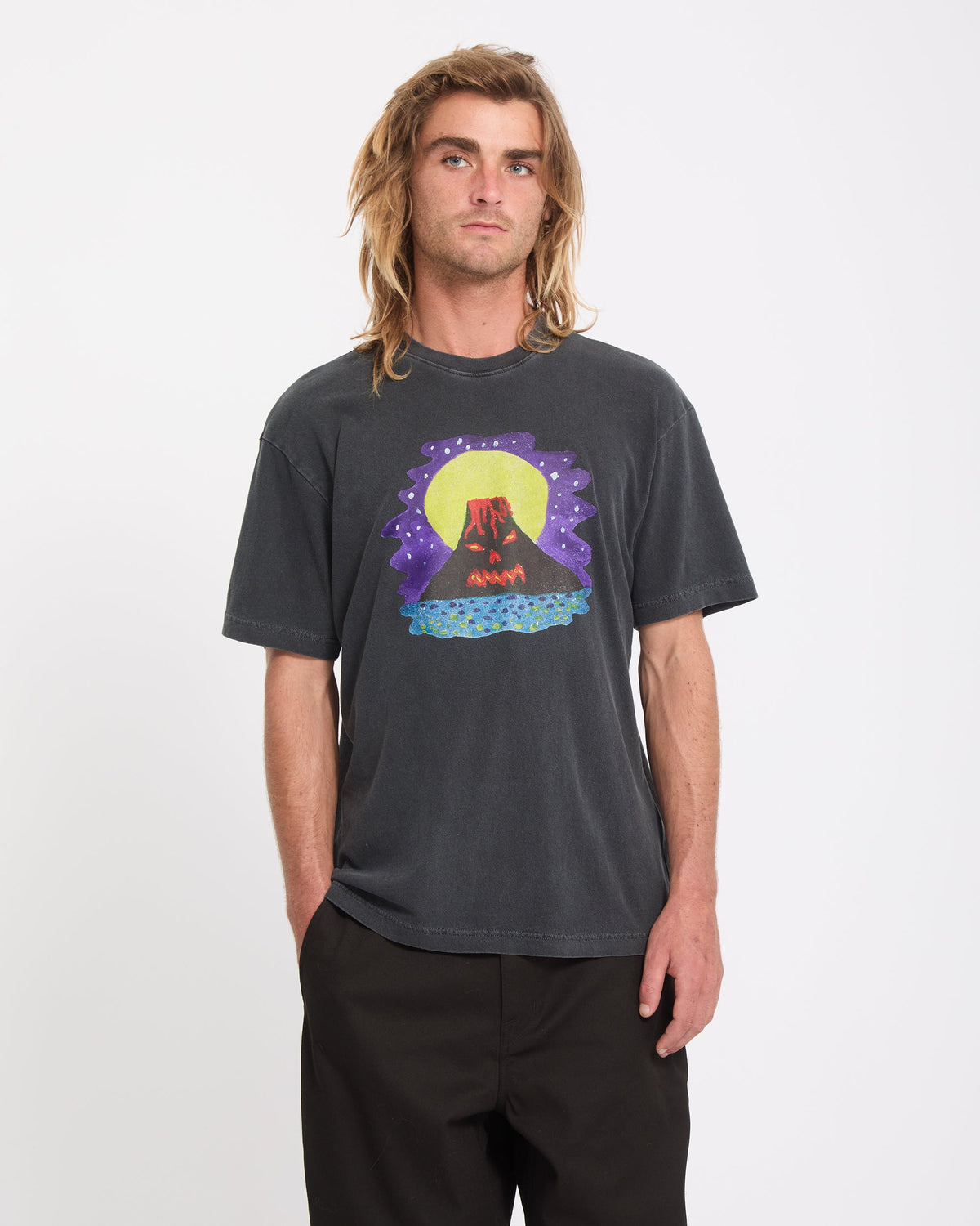 Camiseta Volcom Ozzy I Black - imagen oficial