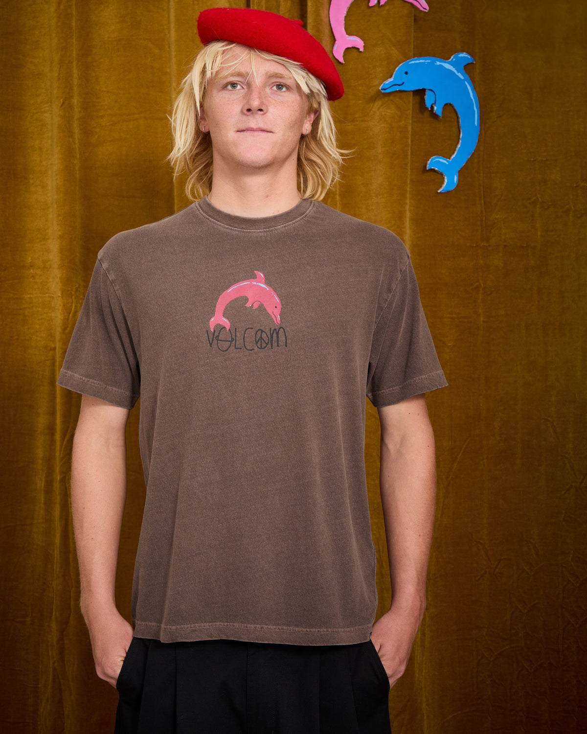 Camiseta Volcom Ozzy III Raisin - imagen oficial