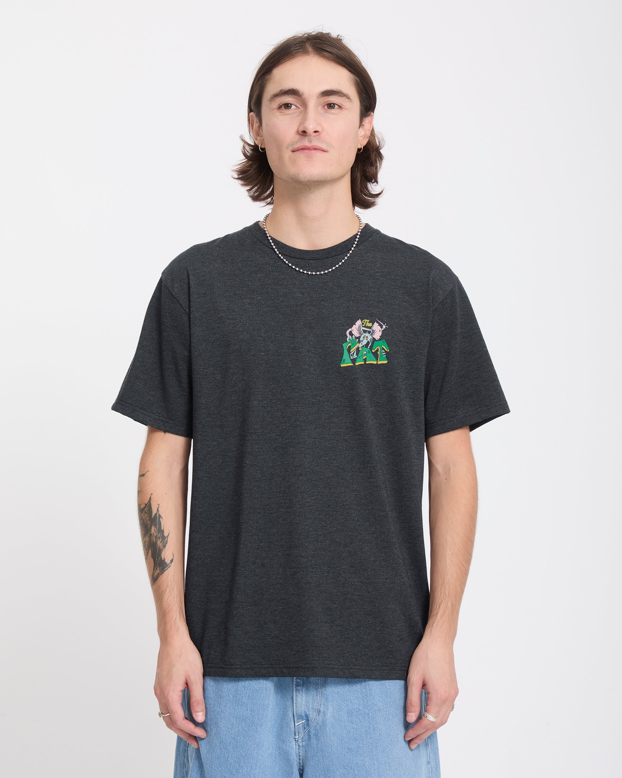 Camiseta Volcom Tipsy Rat Heather Black - imagen oficial