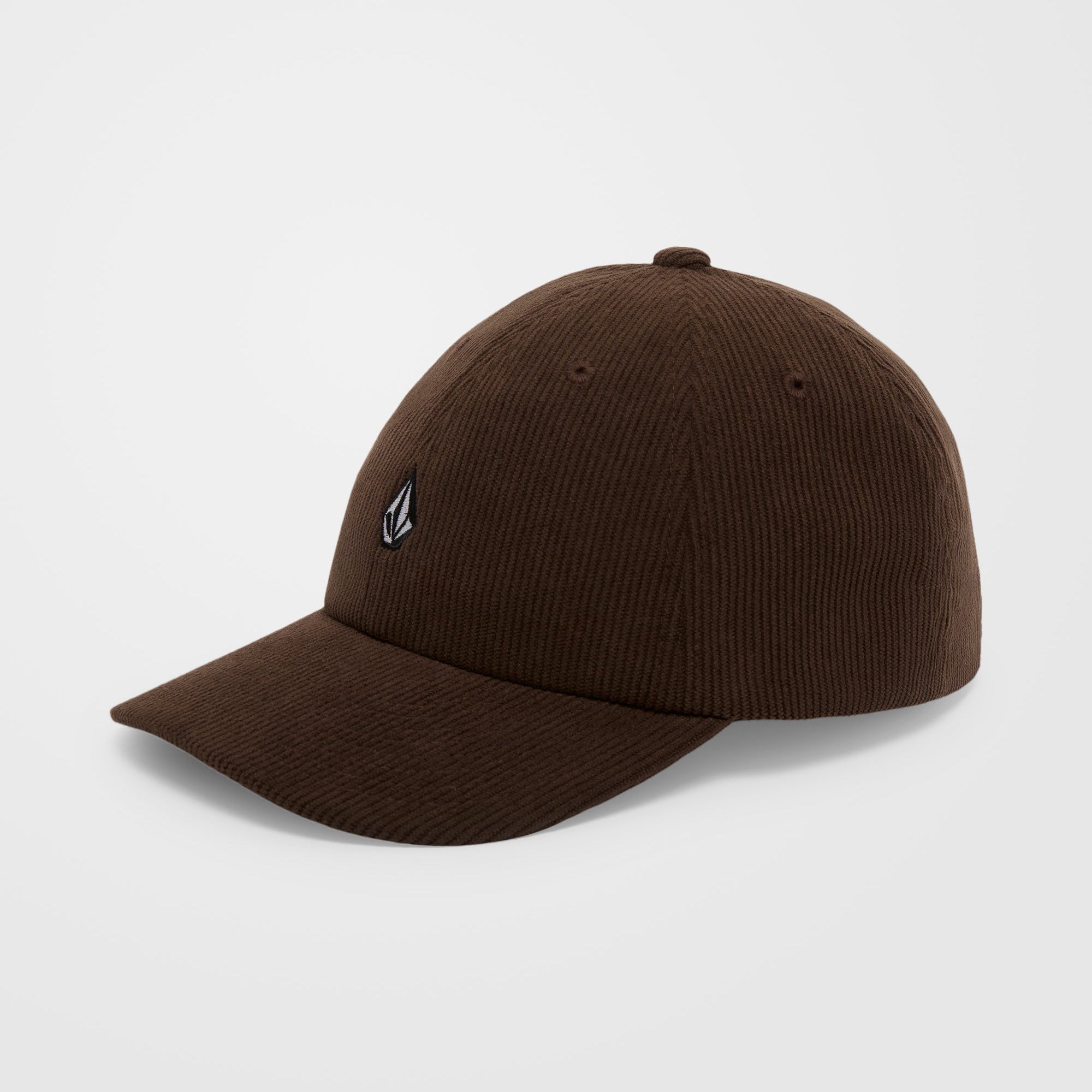 Gorra Volcom Full Stone Corduroy color Cacao vista frontal