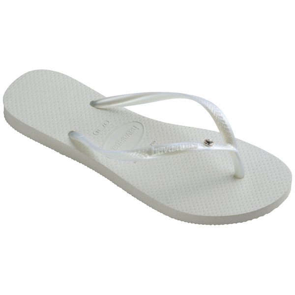 Chanclas Havaianas Slim Crystal White SS25