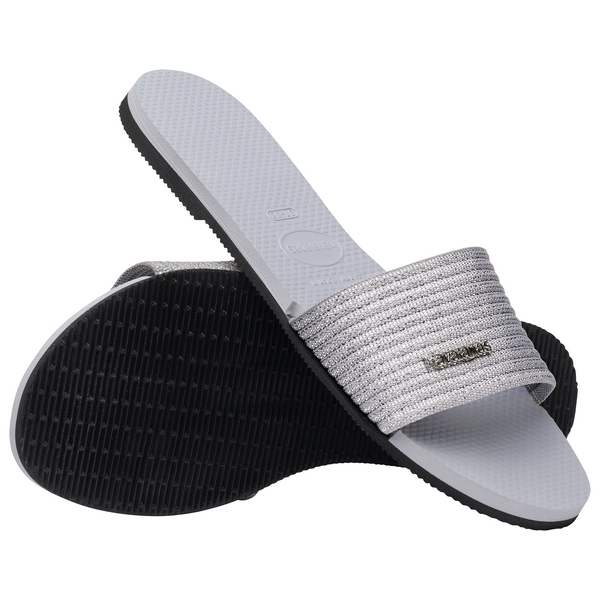 Sandalias Havaianas You Malta Metallic Ice Grey SS25