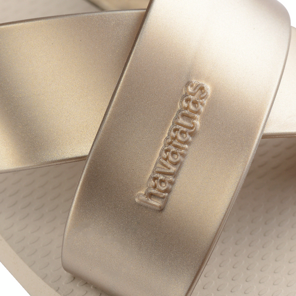 Sandalias Havaianas Aqua Metallic Beige SS25