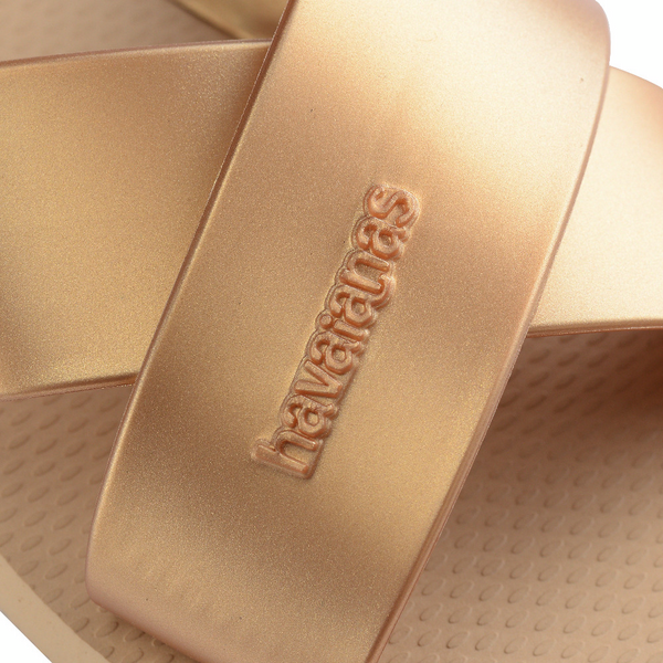 Sandalias Havaianas Aqua Metallic Golden SS25