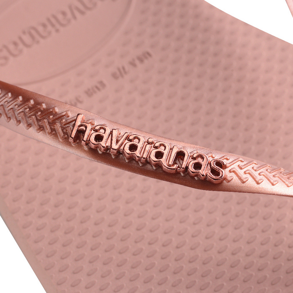 Chanclas Havaianas Slim Logo Metallic Crocus Rose SS25