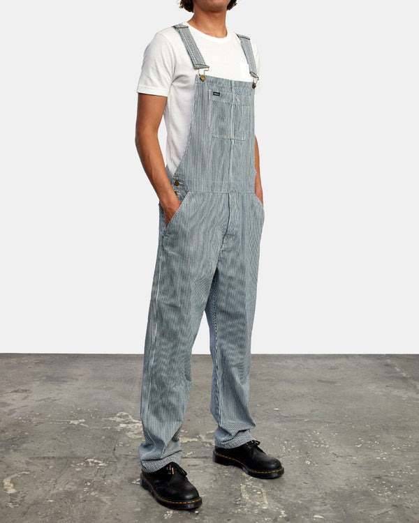 Mono Rvca Chainmail Overall Indigo