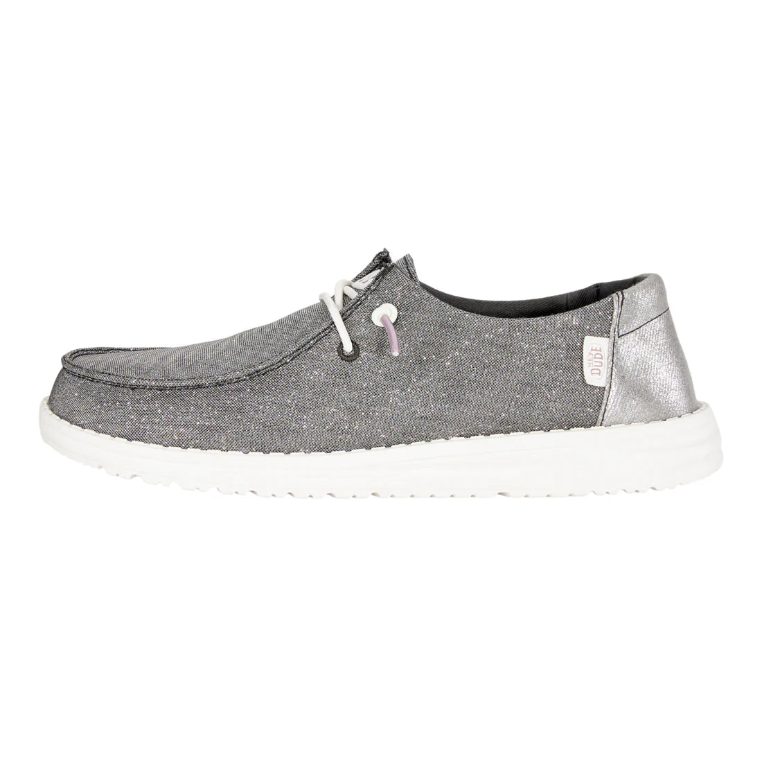 Zapatillas Hey Dude Wendy Metallic Sparkle Charcoal