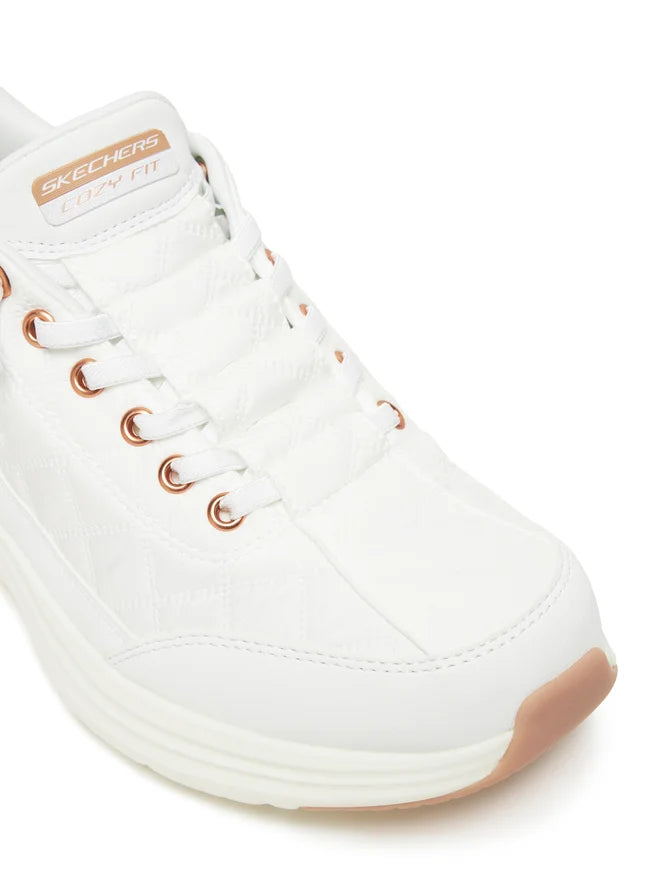 Zapatillas Skechers Slip Ins Contour White Rose Gold