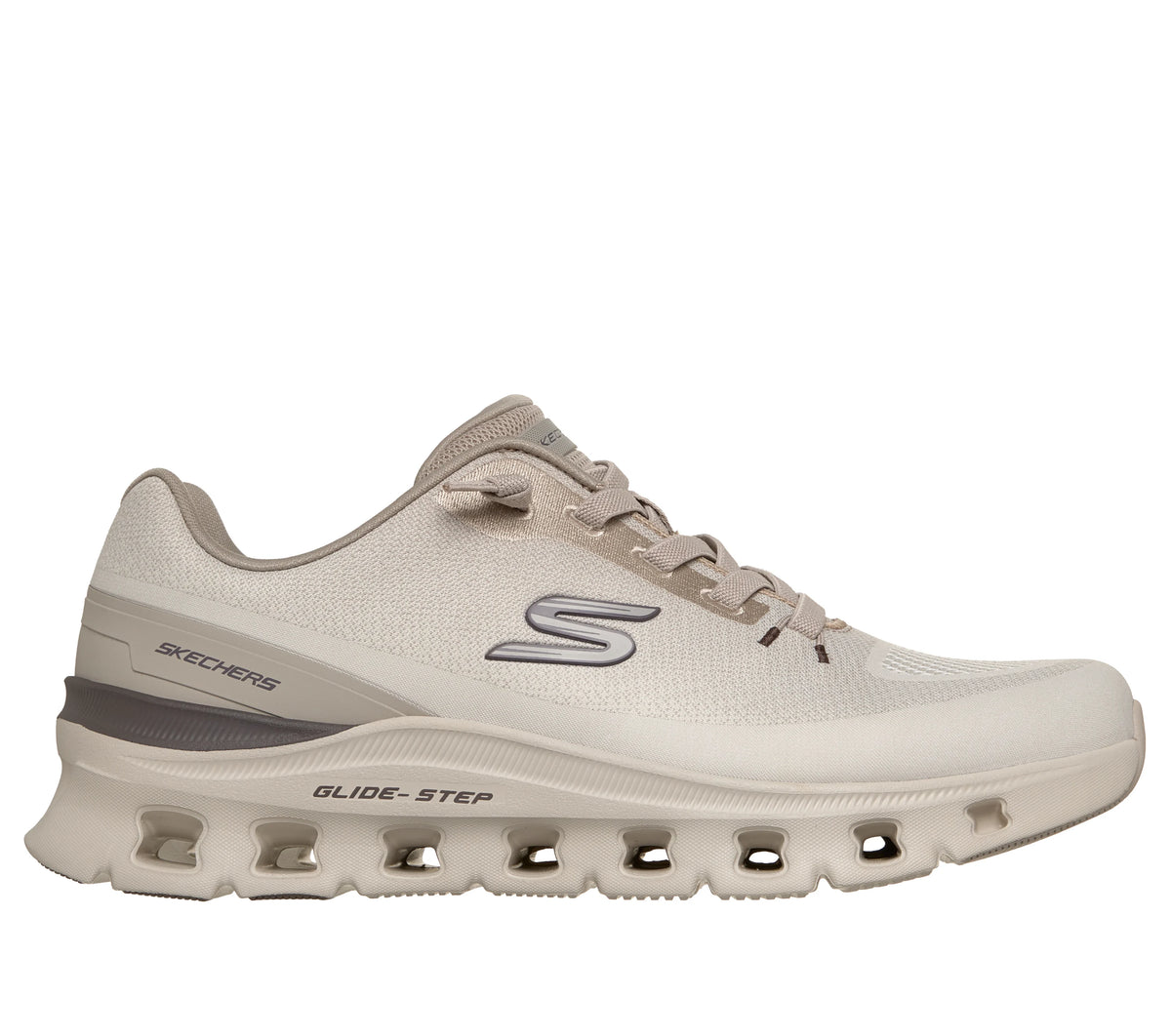 Zapatillas Skechers Glide-Step Pro Taupe color beige cómodas para caminar