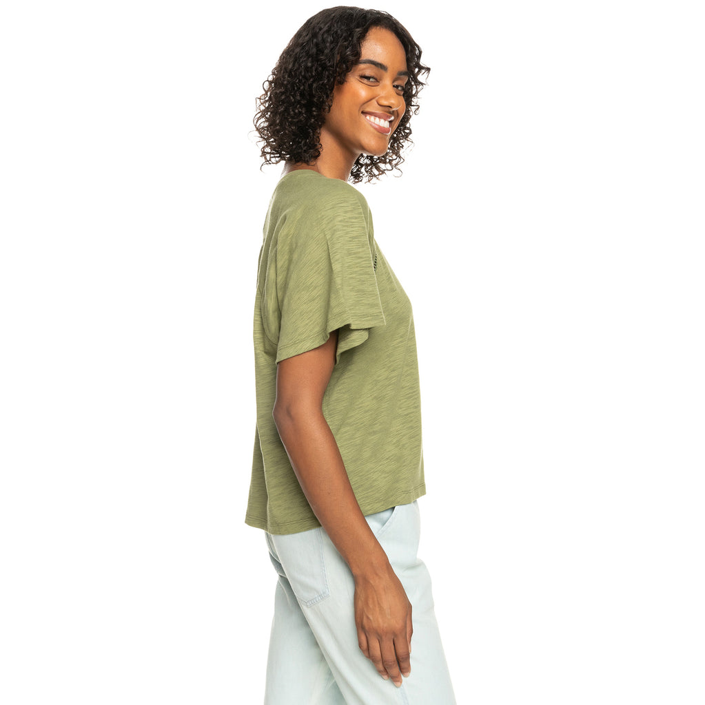 Camiseta Roxy Time On My Side Loden Green