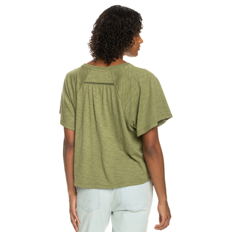 Camiseta Roxy Time On My Side Loden Green