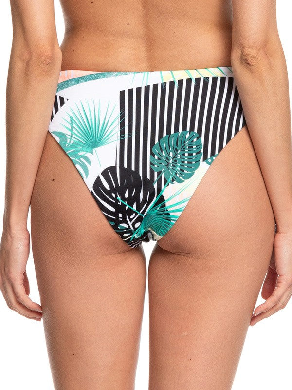 Parte de abajo Bikini Roxy Pop Surf Top Bikini Black Crazy Victoria