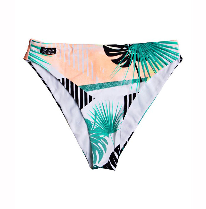 Parte de abajo Bikini Roxy Pop Surf Top Bikini Black Crazy Victoria