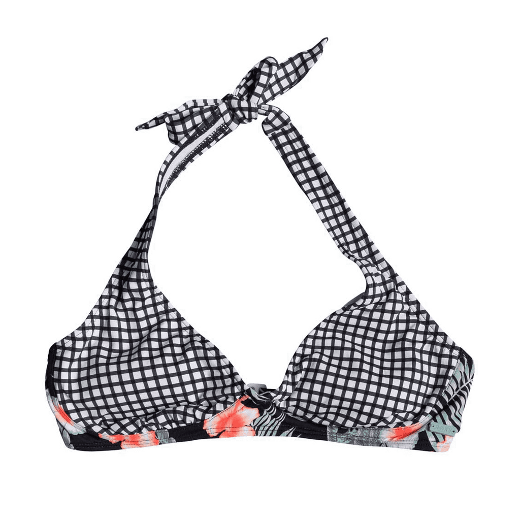 Parte de arriba Roxy Beach Classics Top Bright White Vichy Swim