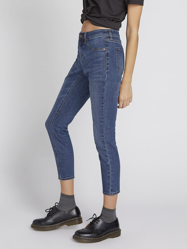 Vaqueros Volcom Slim Leggings Liberator Indigo Ridge Wash
