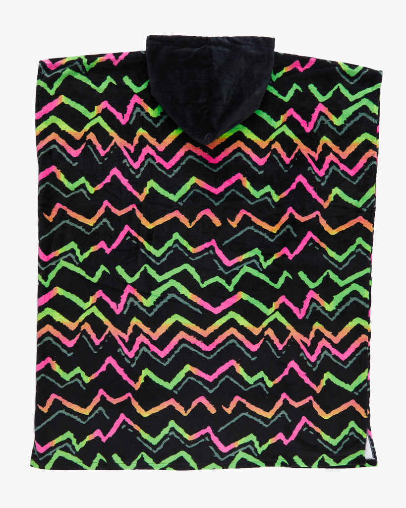 Poncho Billabong Hoody Towel Neon