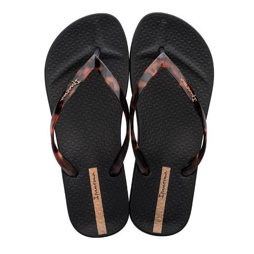 Chanclas Ipanema Connect Black Clear mujer cómodas y modernas para verano y playa