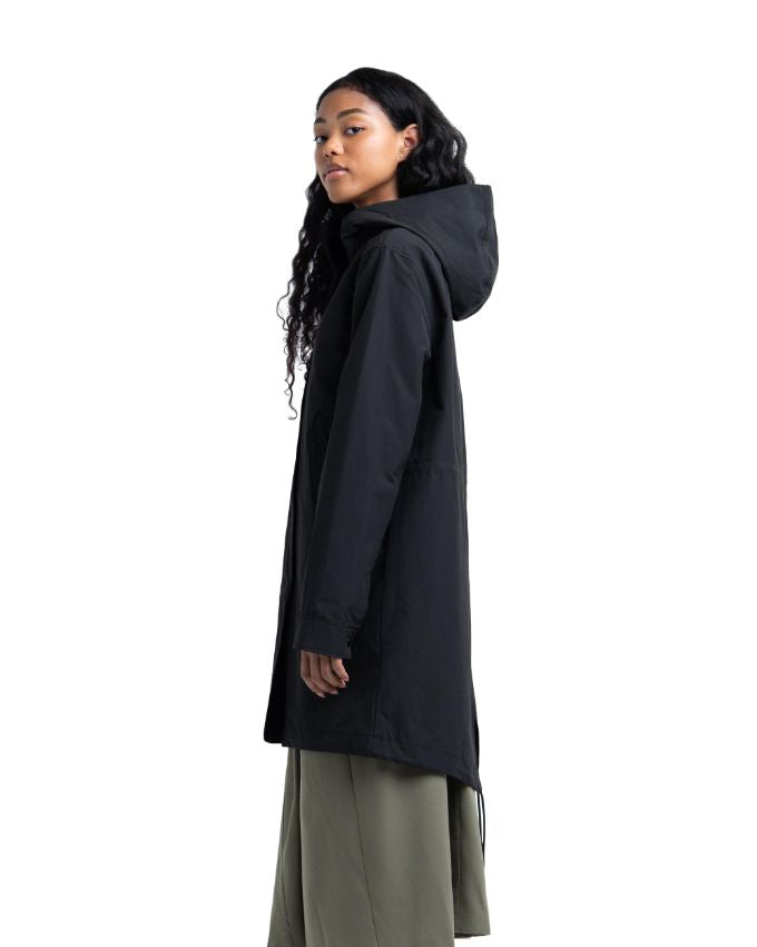 chaqueta herschel fishtail parka black para mujer envio gratis en 24 horas the surftown
