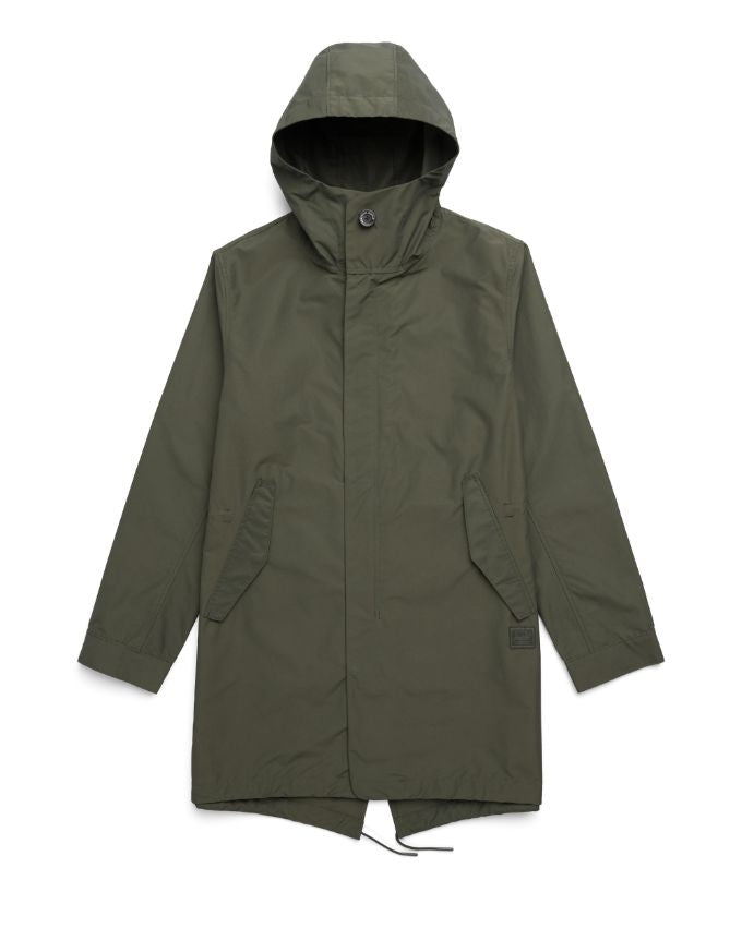 chaqueta herschel fishtail parka dark olive verde militar con envio gratis thesurftown