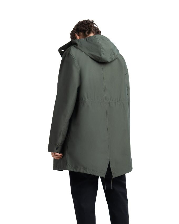 chaqueta herschel fishtail parka dark olive verde militar con envio gratis thesurftown 