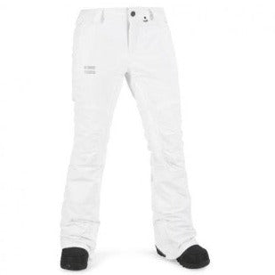 Pantalón de snow VOLCOM Knox Insulate Gore-Tex blanco para mujer impermeable y técnico