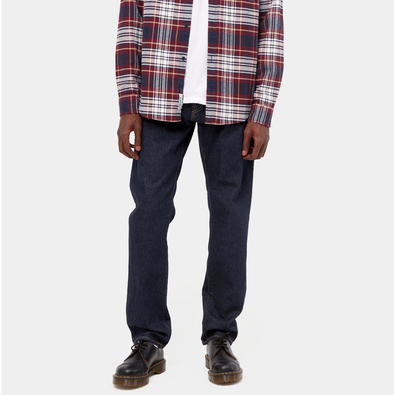 Pantalones Carhartt Wip Klondike Blue Rinsed