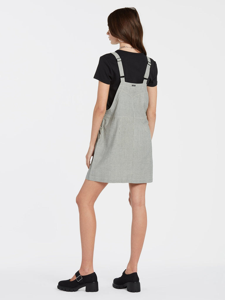 Vestido Volcom Sunday Strut Black White