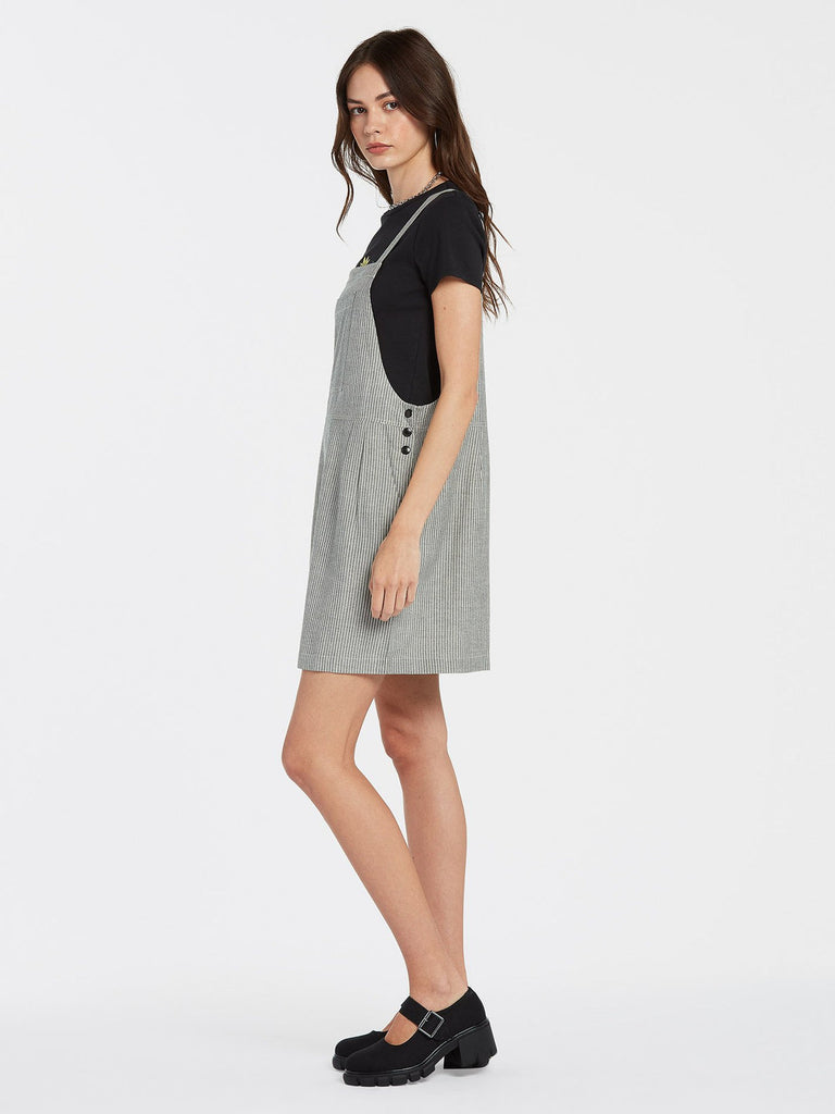 Vestido Volcom Sunday Strut Black White