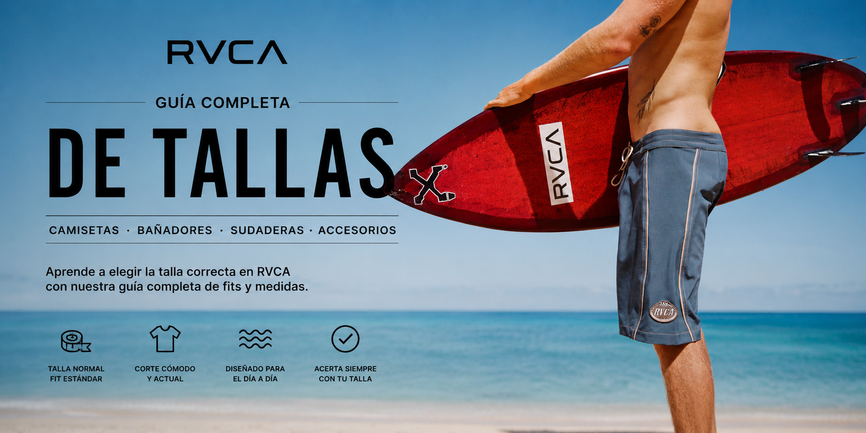 guia completa de tallas rvca the surf town la carihuela