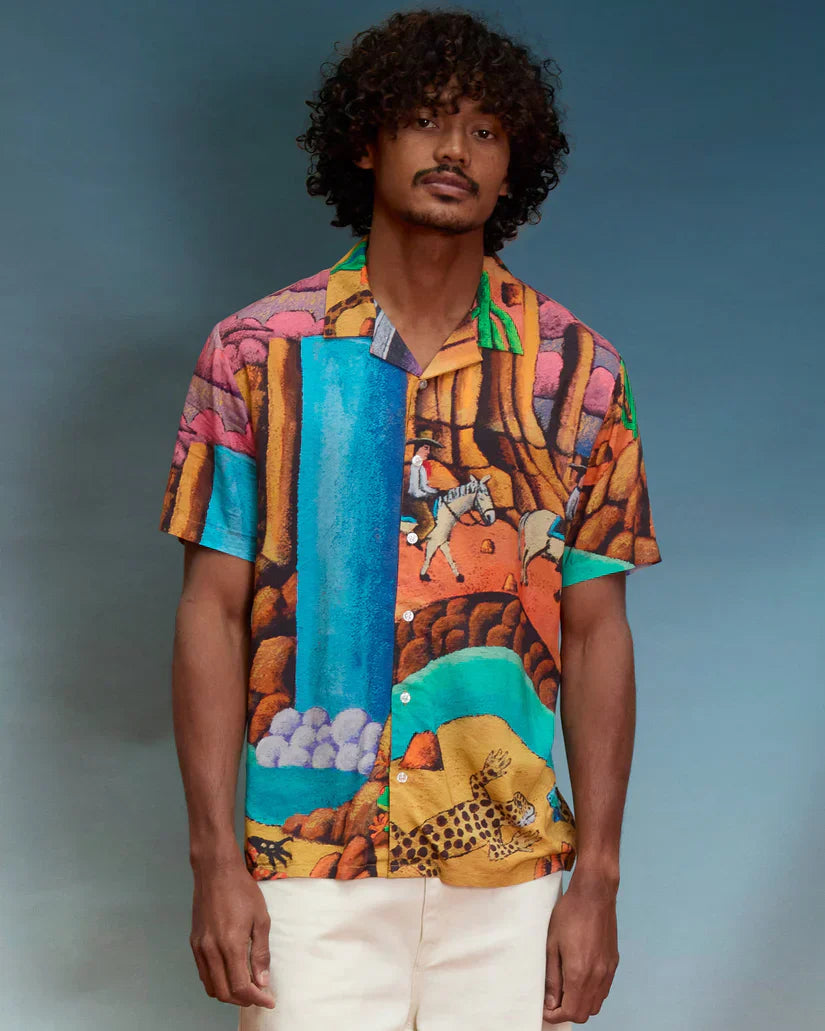 Camisas surf para hombre de Volcom Hurley y RVCA con estilo veraniego en The Surf Town 🏄‍♂️👕🌊