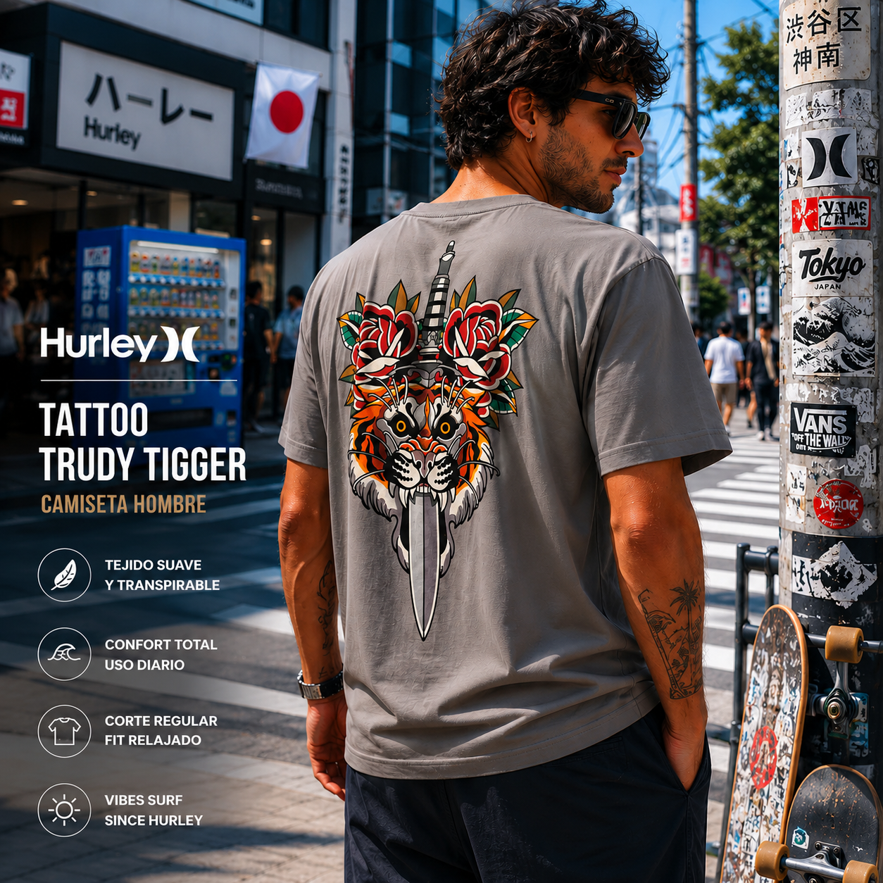 Ropa Hurley para hombre con estilo surf y beach lifestyle en análisis sobre la calidad y opiniones de la marca Hurley en 2026