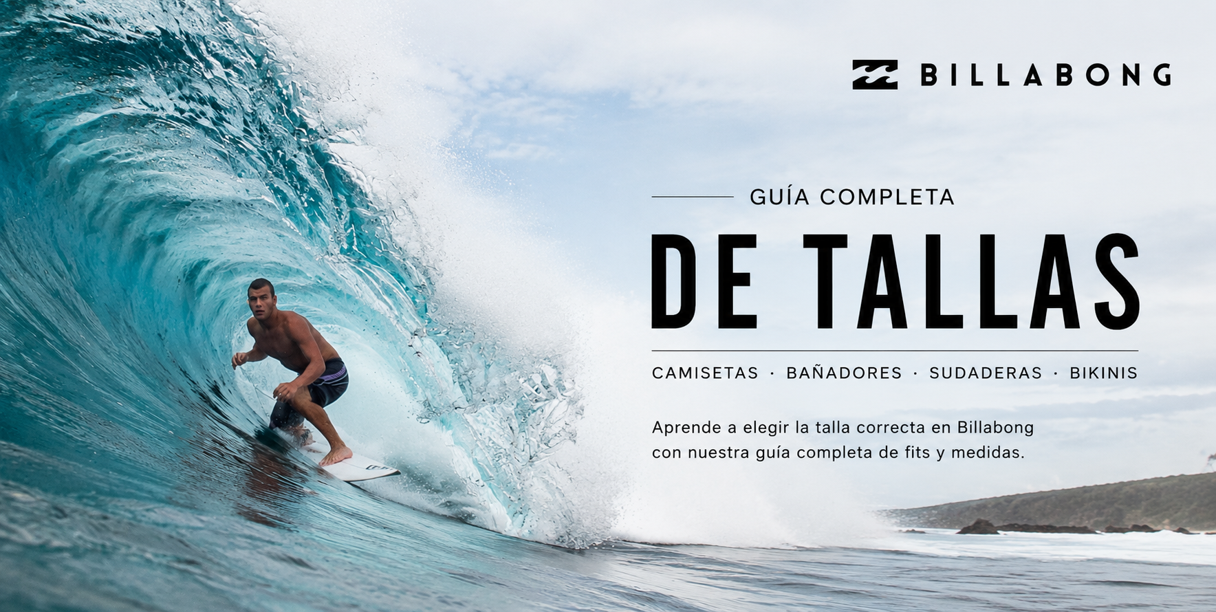 ¿Cómo talla Billabong? Guía completa para acertar con tu talla