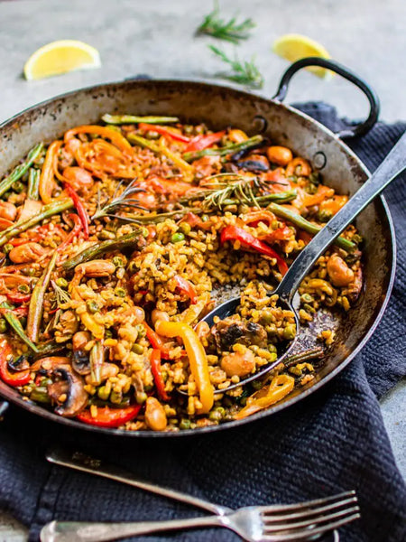 🥘 Receta de Paella de Verduras: Sabor Mediterráneo 100% Vegano