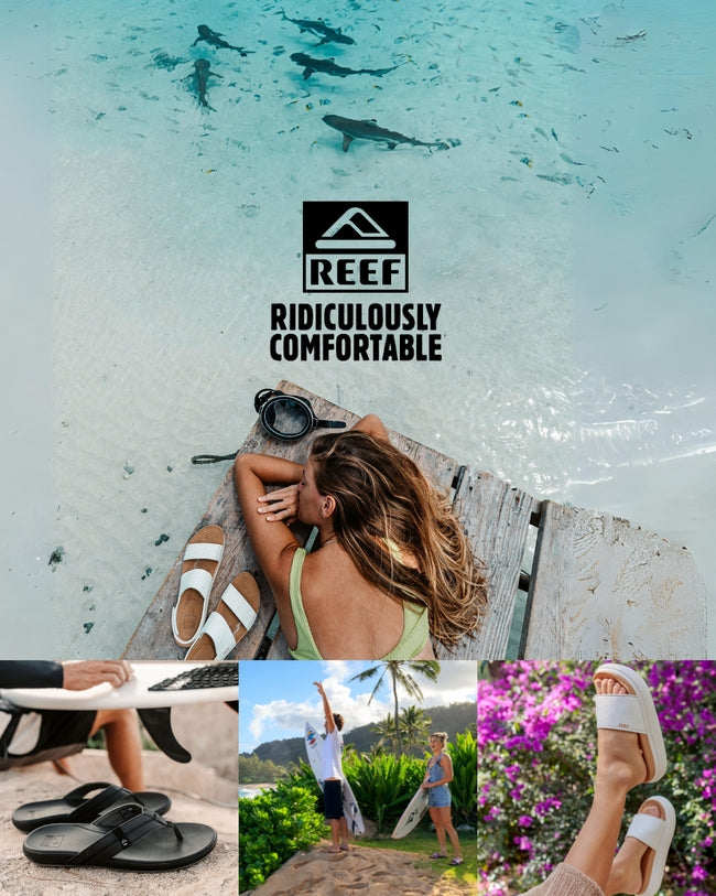 Chanclas REEF con auténtico estilo surf lifestyle y beachwear