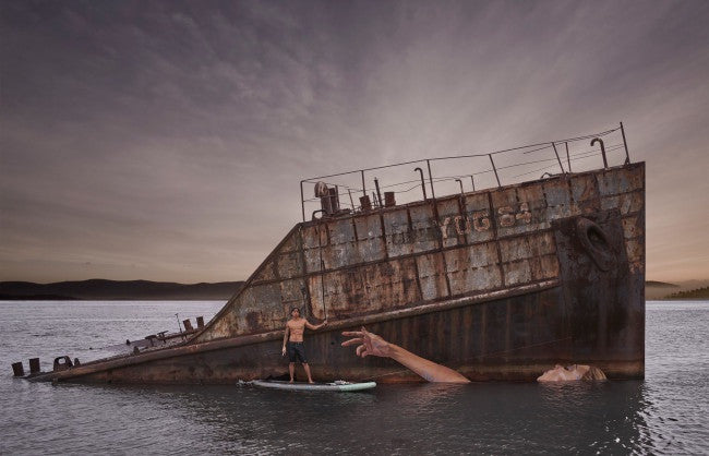 Arte a pie de una tabla de surf, las obras de Sean Yoro