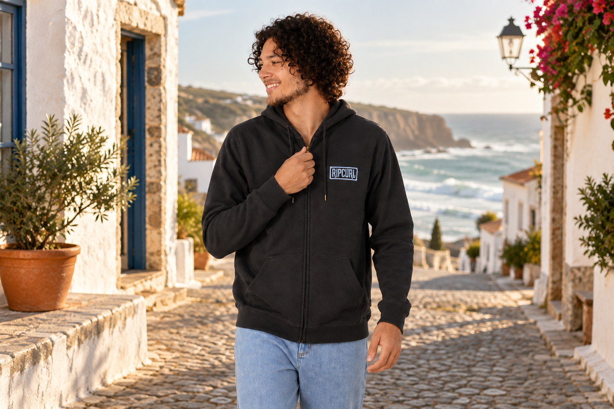Sudaderas Rip Curl de hombre: la capa que empieza en septiembre y sigue todo el otoño