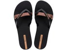 Chanclas Ipanema Kieri Chic Black Beige mujer cómodas y elegantes para verano y playa